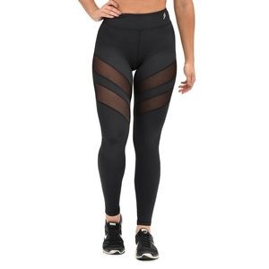 Do You Even high waisted mesh panel leggings